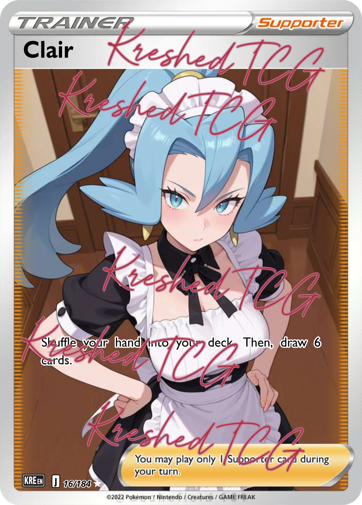 Clair Pokémon Full Art Holo – Anime Custom Card | KreshedTCG