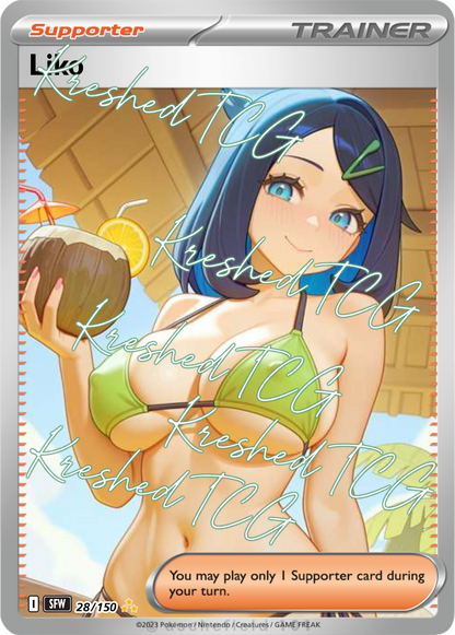 Liko Pokémon Full Art Holo – Anime Custom Card | KreshedTCG