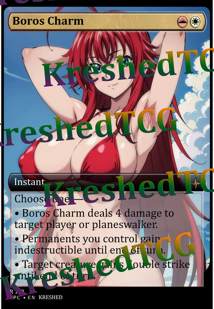 Boros Charm MTG Full Art Holo – Anime Custom Card | KreshedTCG