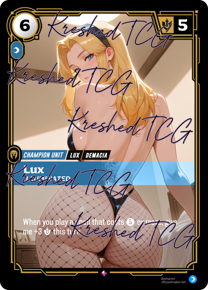 Lux Illuminated Full Art Holo – Anime Custom Card | KreshedTCG