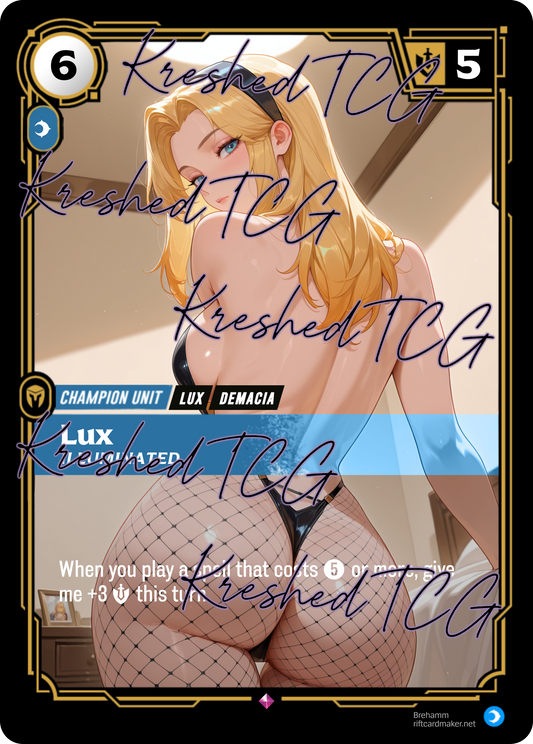 Lux Illuminated Full Art Holo – Anime Custom Card | KreshedTCG