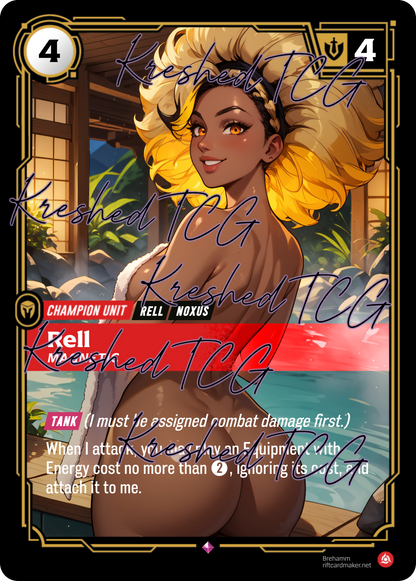 Rell Magnetic Full Art Holo – Anime Custom Card | KreshedTCG