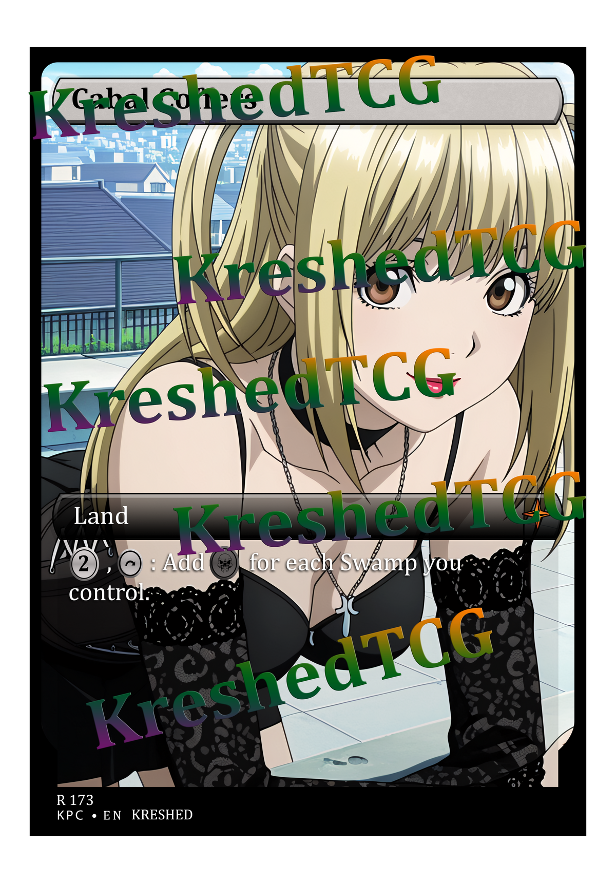 Cabal Coffers MTG Full Art Holo – Anime Custom Card | KreshedTCG