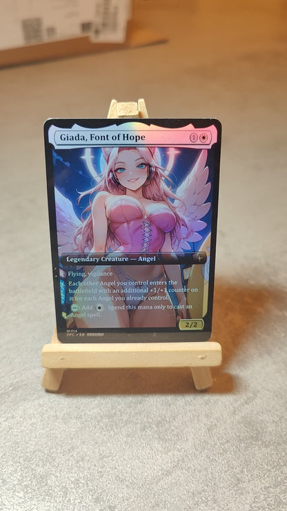 April O'Neil, Hacktivist MTG Full Art Holo – Anime Custom Card | KreshedTCG